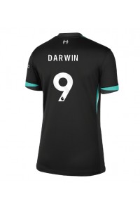 Liverpool Darwin Nunez #9 Voetbaltruitje Uit tenue Dames 2024-25 Korte Mouw